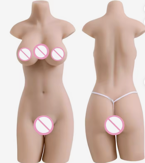38.5LB 17.5KG Male Masturbator with Boobs & Ass & Flexible Legs Scaled-Down Pussy Sex Toys for Men with Built-in Skeleton%