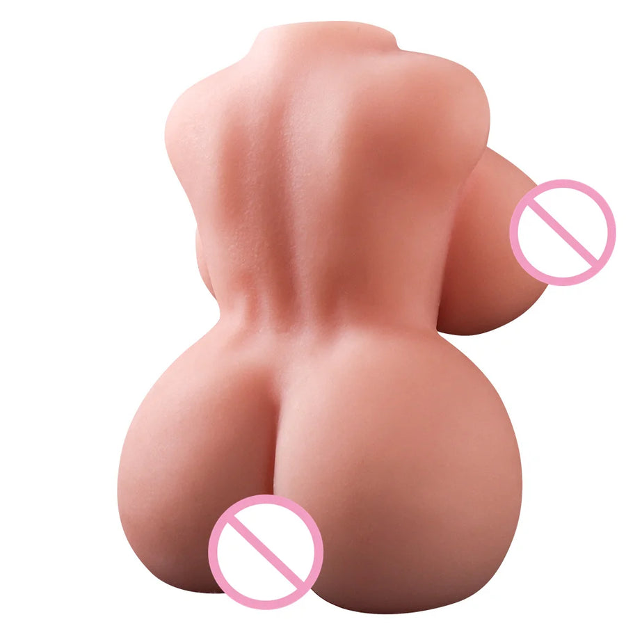 Realistic Vagina Simulation Physical Doll Male Masturbator Soft TPE Material Smooth Dual Channel Sex Toys for Male