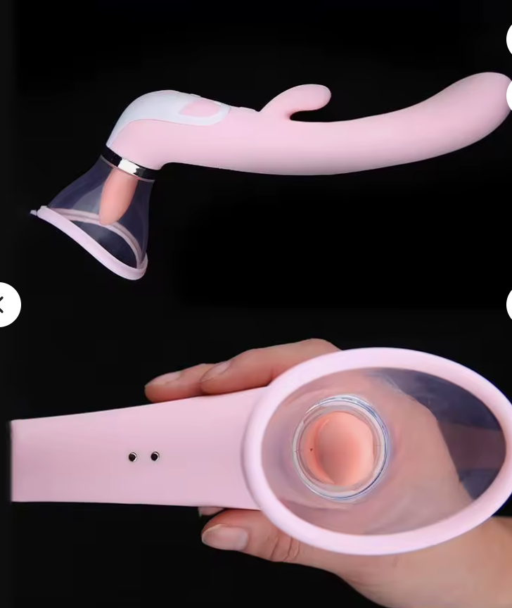Tongue Vibrator Oral Licking Clitoris Sucking G-spot Suction Sex Toys Masturbator for Women Female Masturbation Nipple Massager%